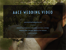Tablet Screenshot of aaceweddingvideo.com